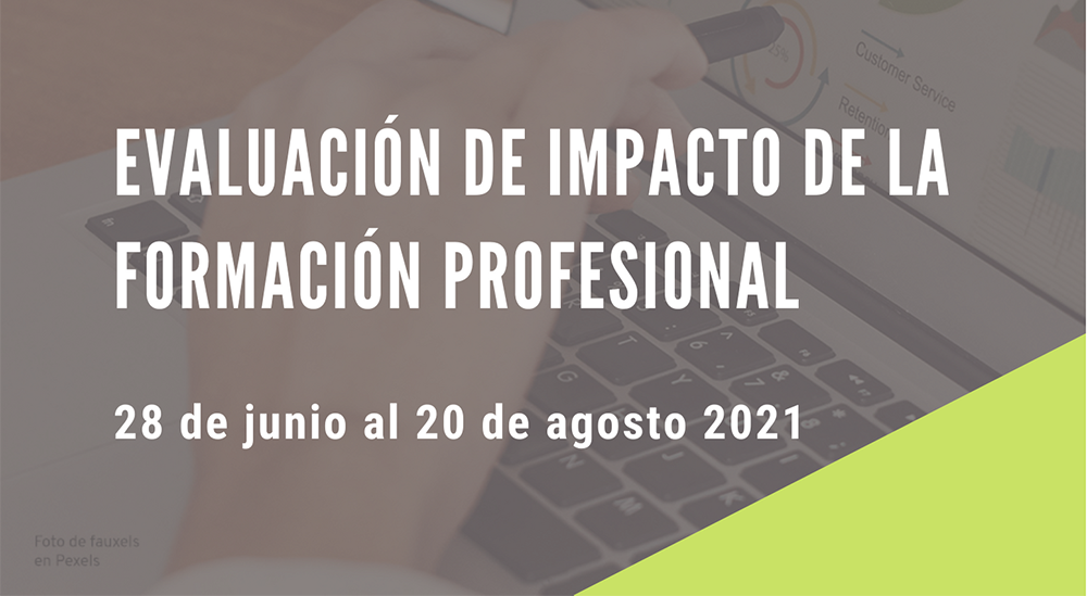 Anuncio del Curso sobre Evaluación de impacto en la FP